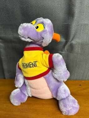 Figment Plush Purple 10" Dinosaur Disneyland 1982 Walt Disney World